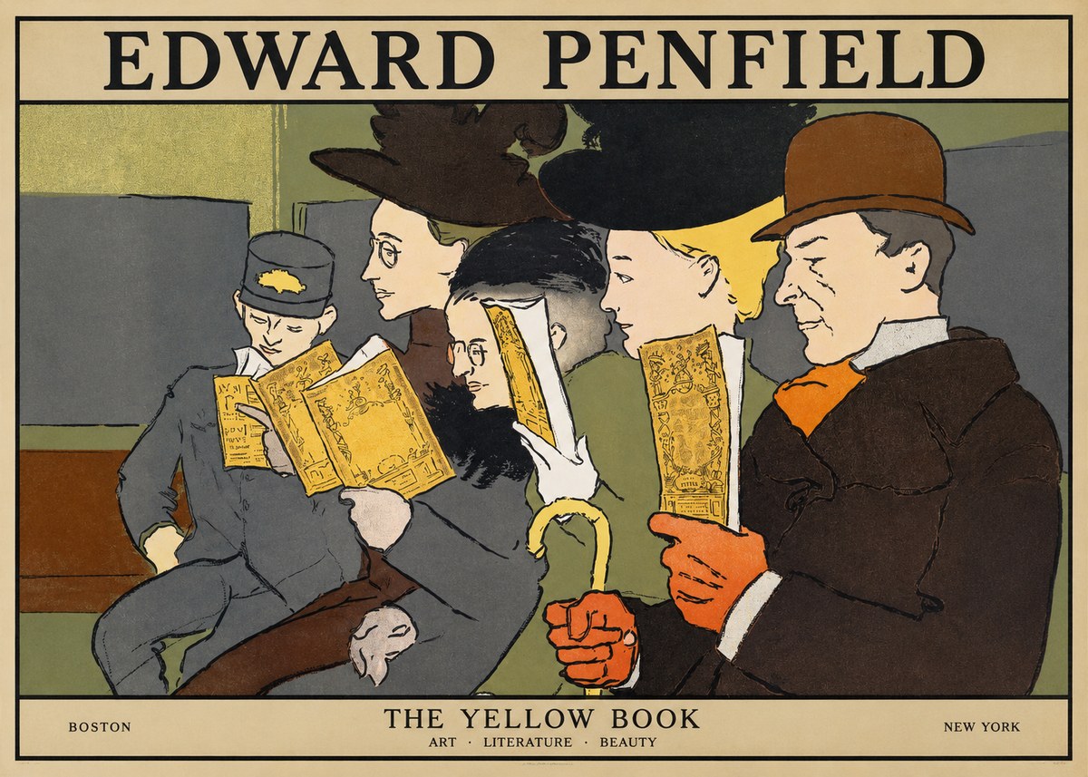 Edward Penfield The Yellow Book II No1 - Poster