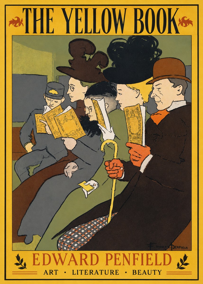 Edward Penfield The Yellow Book II No2 - Poster