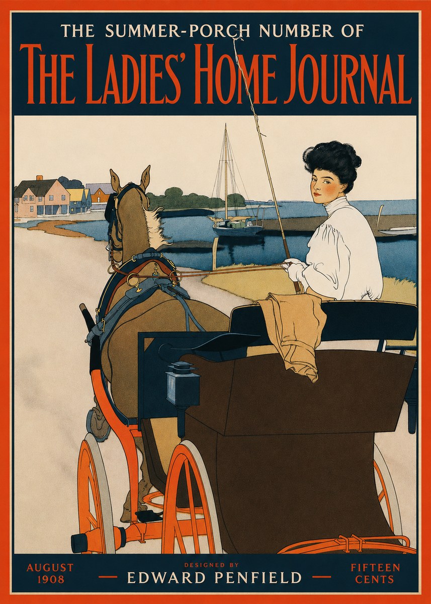 Edward Penfield The Ladies' Home Journal No2 - Poster
