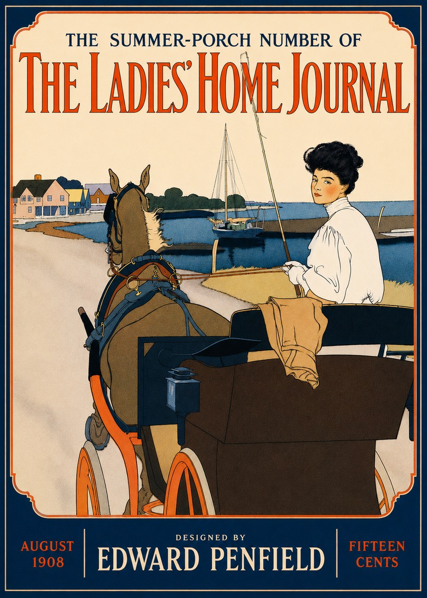 Edward Penfield The Ladies' Home Journal No4 - Poster