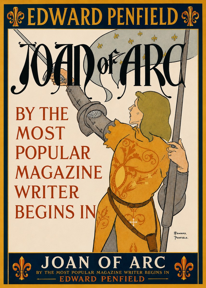 Edward Penfield Joan of Arc No5 - Poster