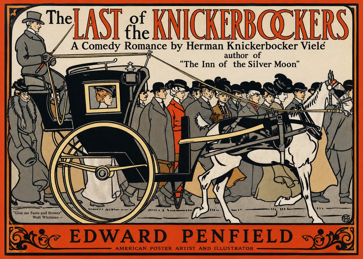 Edward Penfield The Last of the Knickerbockers No2 - Poster