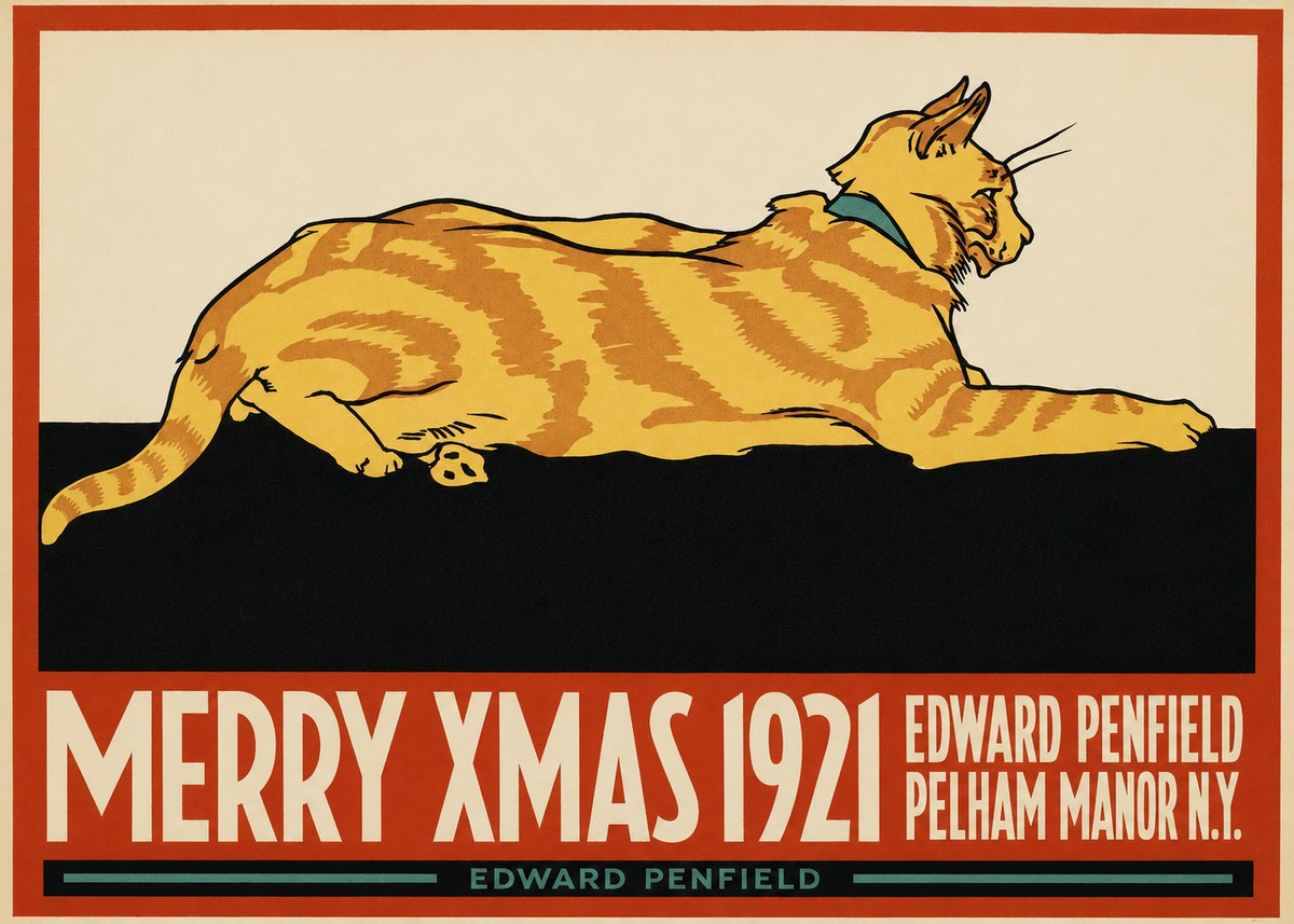 Edward Penfield Merry Xmas 1921 No2 - Poster