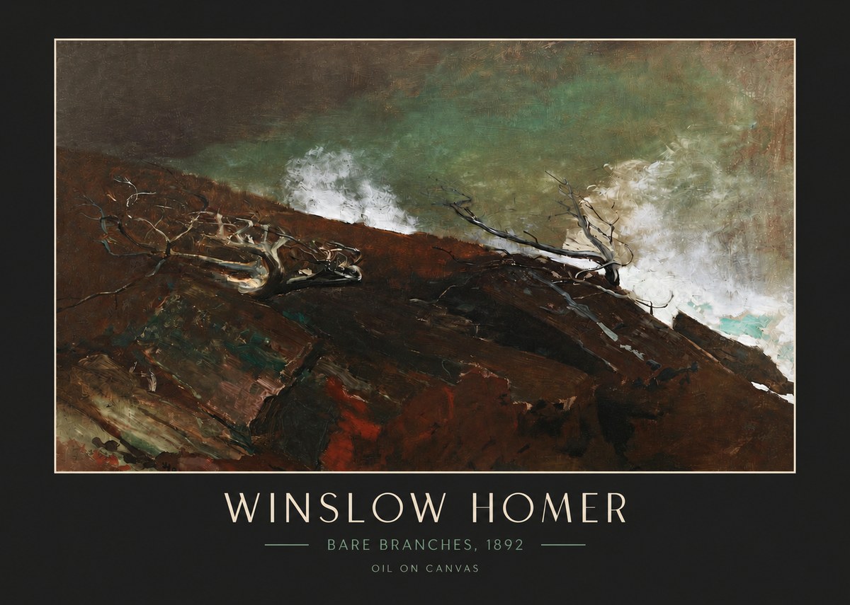 Winslow Homer Bare Branches, 1892 No4 - Poster