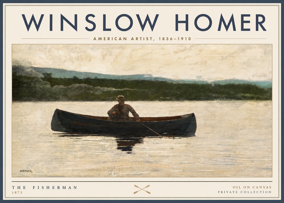 Winslow Homer The Fisherman No2 - Poster