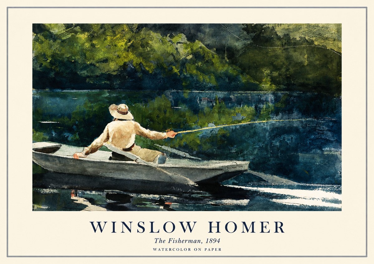 Winslow Homer The Fisherman, 1894 No1 - Poster