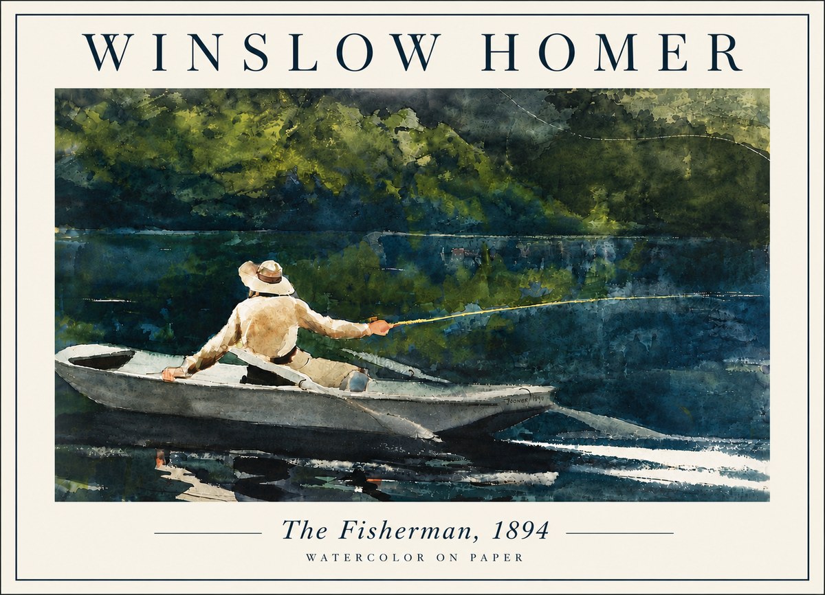 Winslow Homer The Fisherman, 1894 No6 - Poster