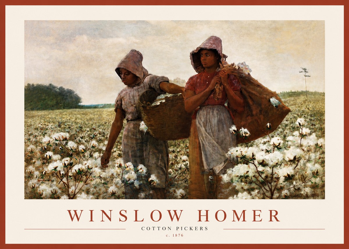 Winslow Homer Cotton Pickers No1 - Poster