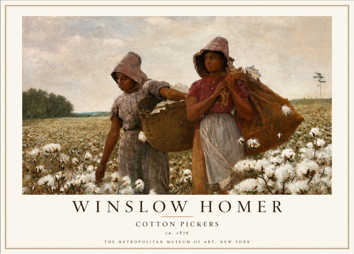 Winslow Homer Cotton Pickers No2 - Poster
