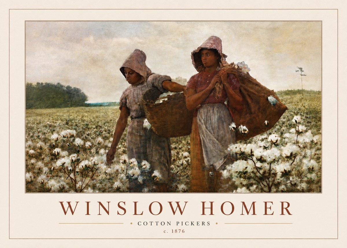 Winslow Homer Cotton Pickers No4 - Poster