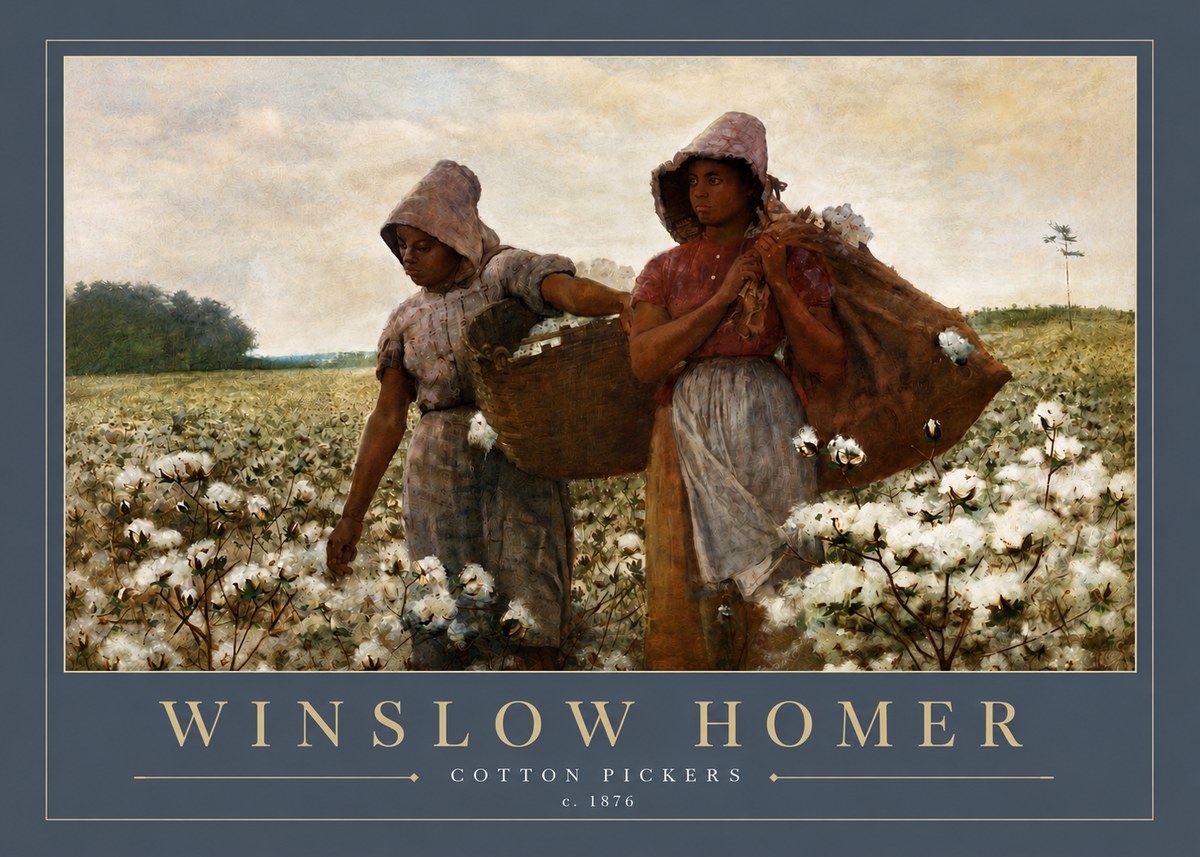 Winslow Homer Cotton Pickers No6 - Poster