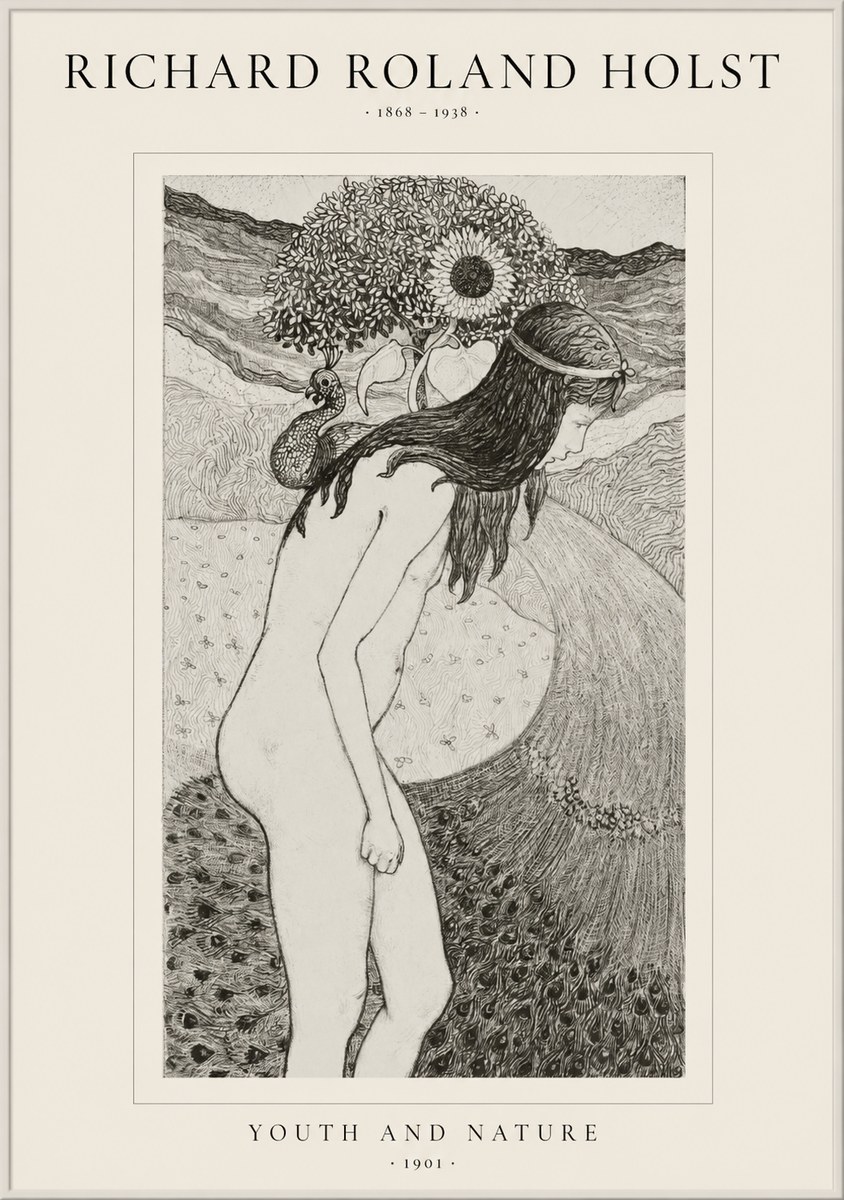 Richard Roland Holst Youth and Nature No1 - Poster