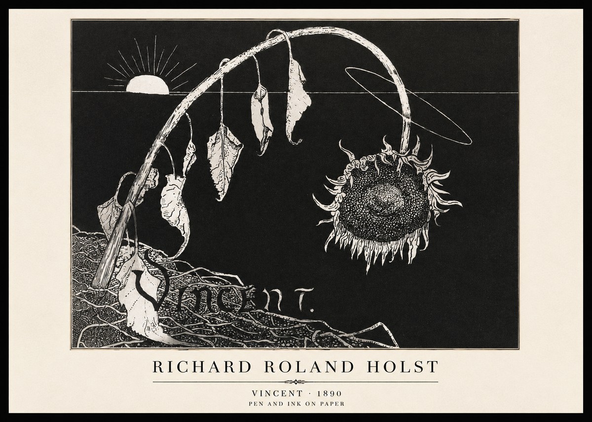 Richard Roland Holst Vincent No3 - Poster