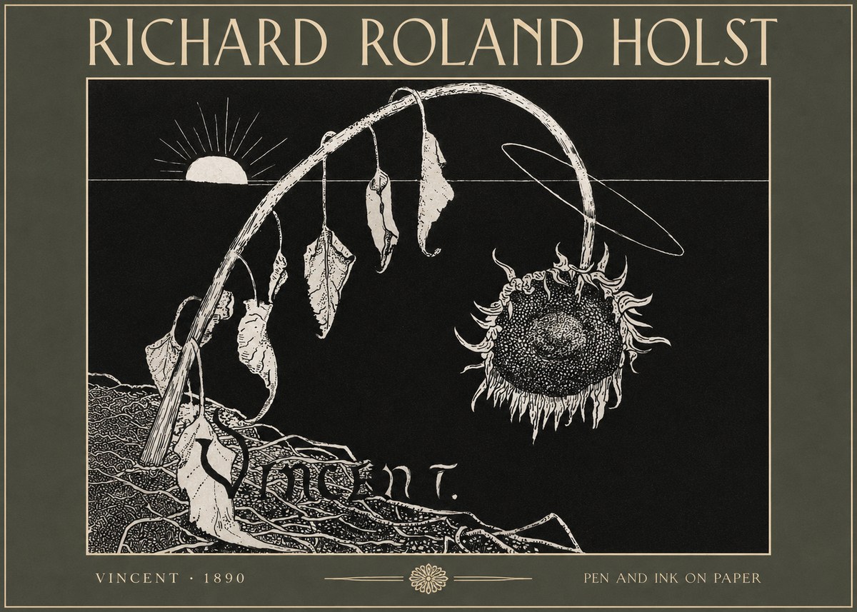 Richard Roland Holst Vincent No4 - Poster