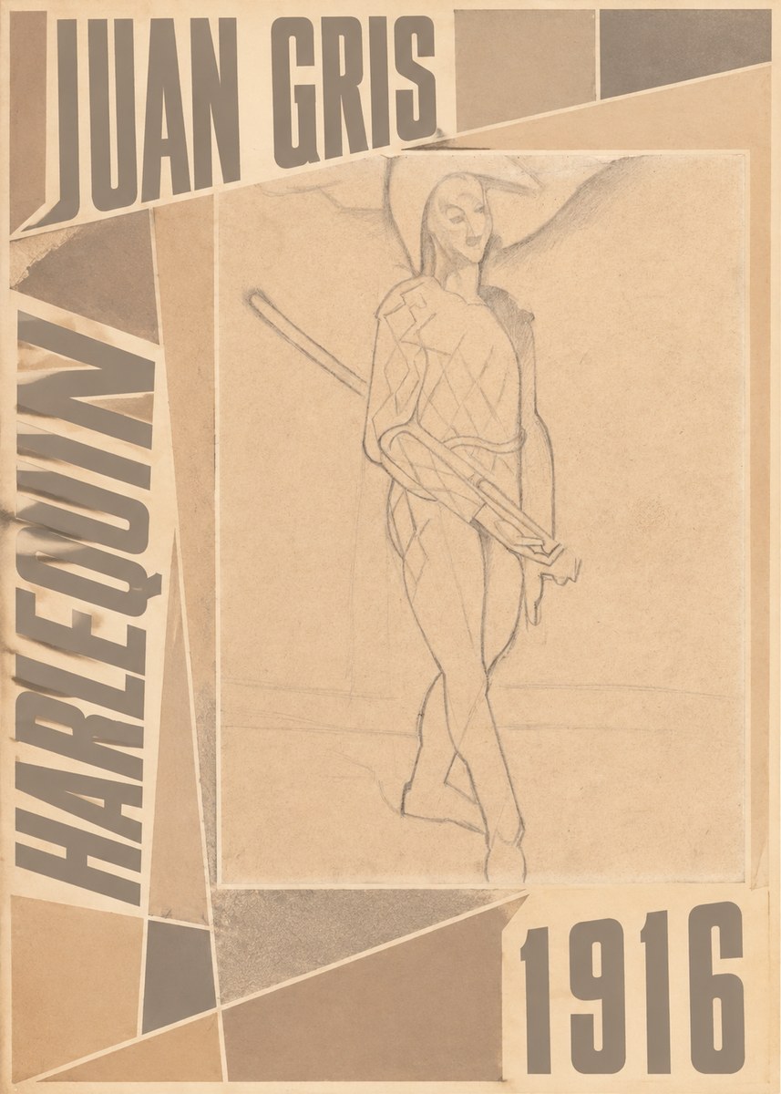 Juan Gris Harlequin No5 - Poster