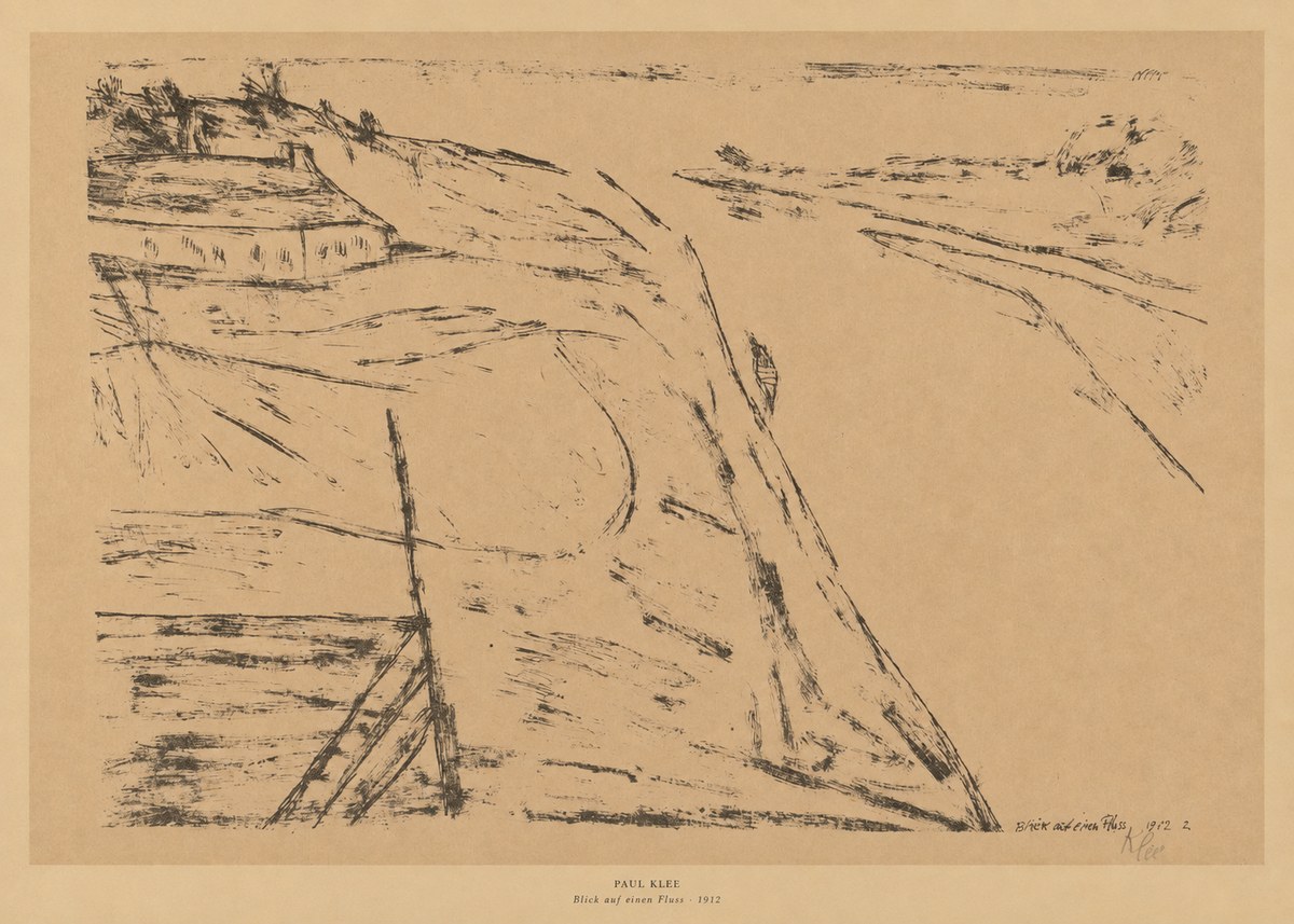 Paul Klee Blick Auf Einen Fluss No6 - Poster