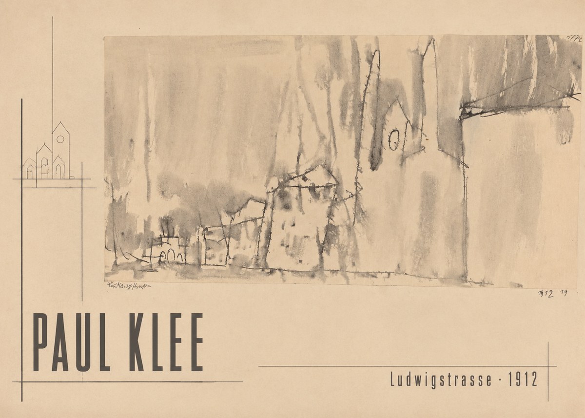 Paul Klee Ludwigstrasse No2 - Poster