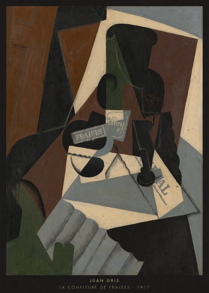 Juan Gris La Confiture De Fraises No6 - Poster