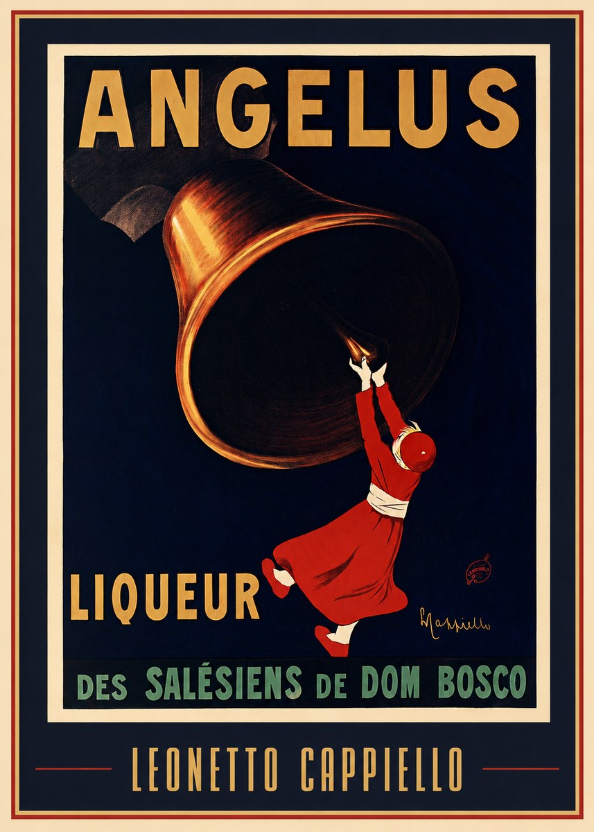 Leonetto Cappiello Angelus Liqueur No1 - Poster