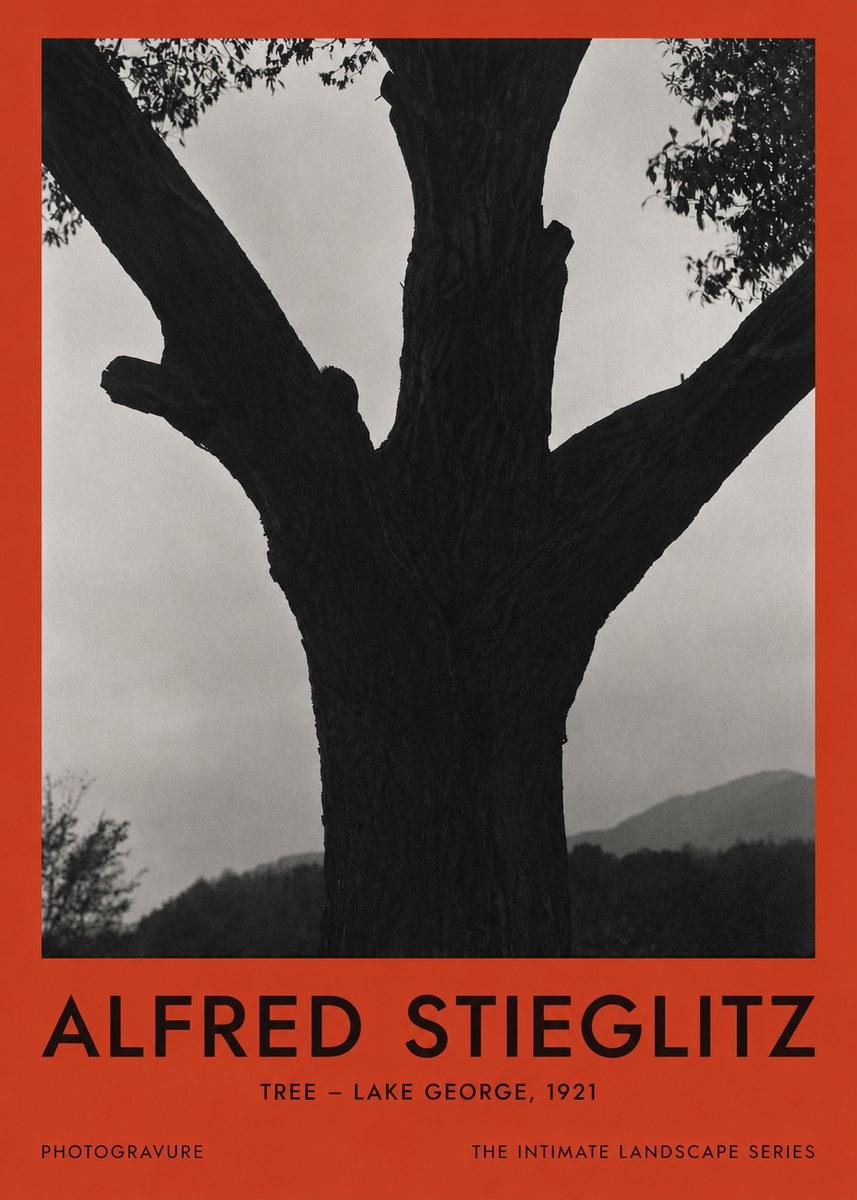 Alfred Stieglitz Tree - Lake George, 1921 No2 - Poster