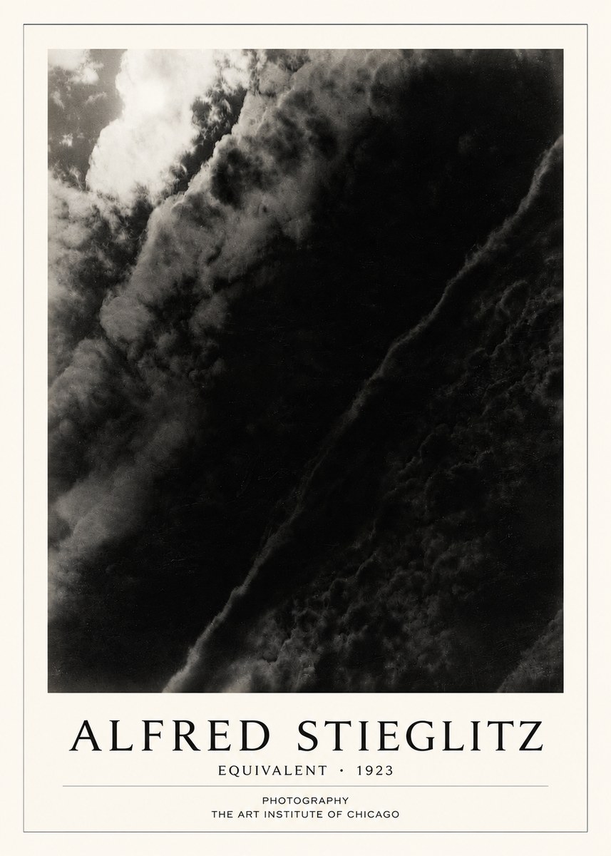 Alfred Stieglitz Equivalent III No3 - Poster