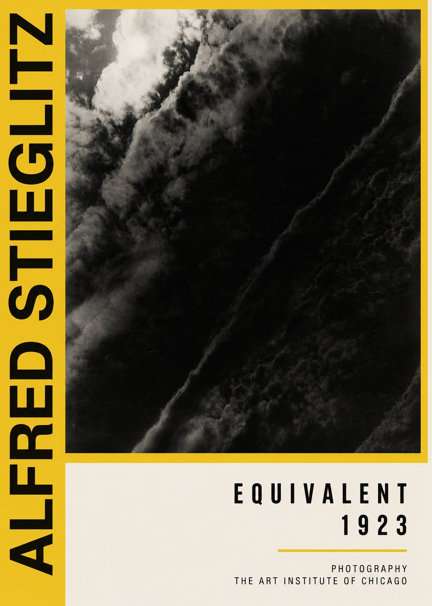 Alfred Stieglitz Equivalent III No5 - Poster