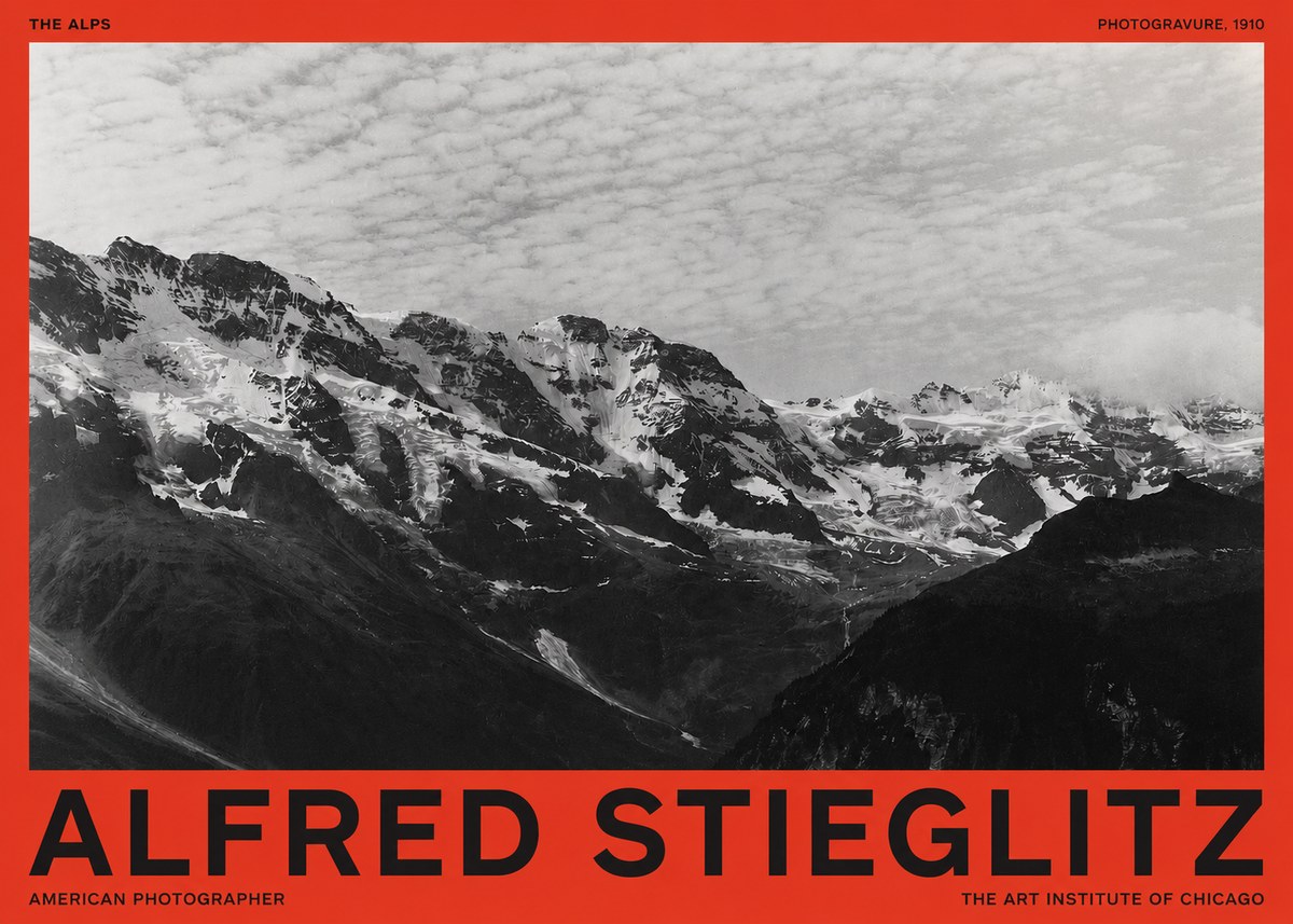 Alfred Stieglitz The Alps No2 - Poster