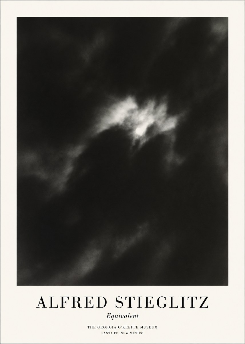 Alfred Stieglitz Equivalent IV No1 - Poster