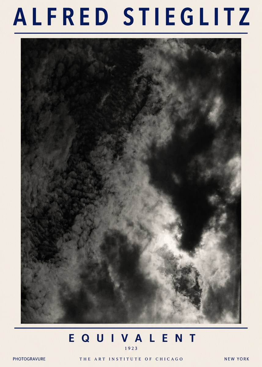 Alfred Stieglitz Equivalent V No3 - Poster