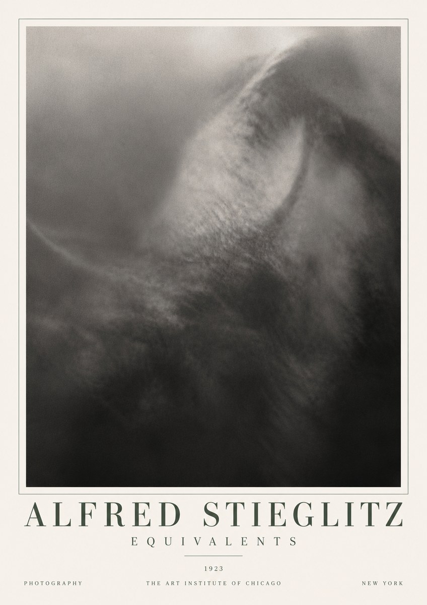 Alfred Stieglitz Equivalents III No6 - Poster