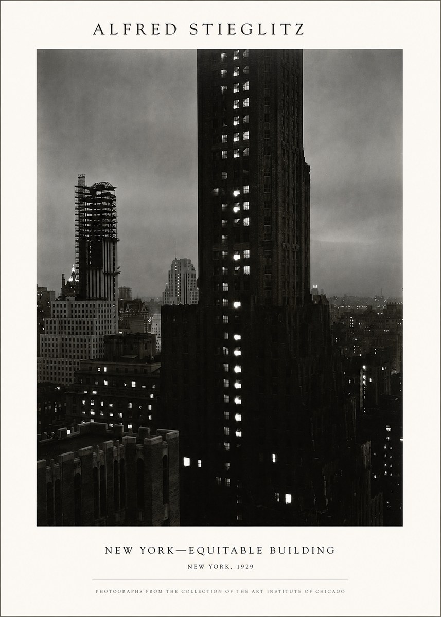 Alfred Stieglitz New York—equitable Building No1 - Poster