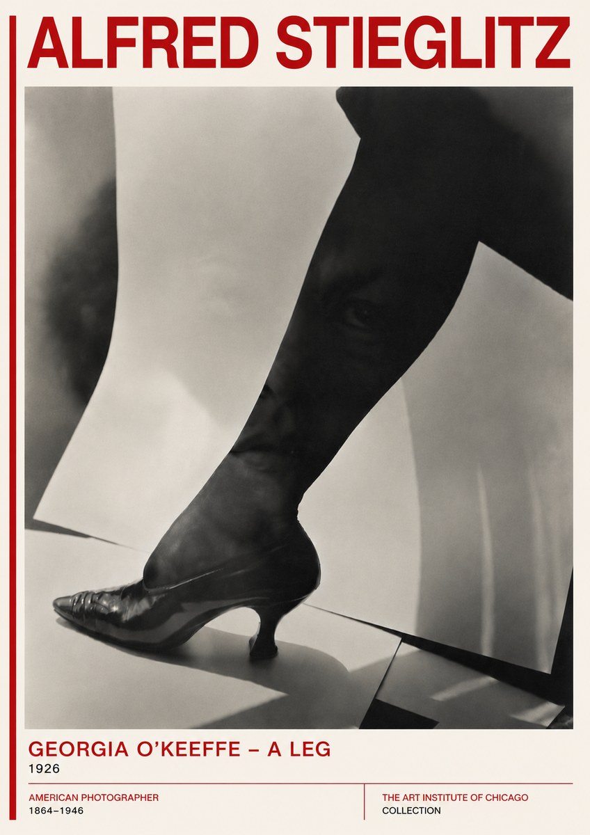 Alfred Stieglitz Georgia O'keeffe – a Leg No5 - Poster