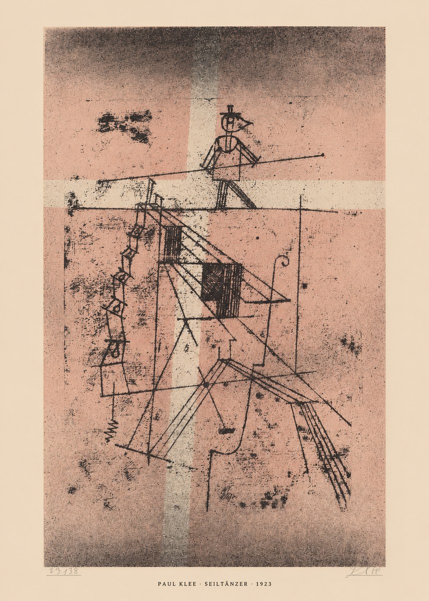 Paul Klee Seiltänzer III No6 - Poster