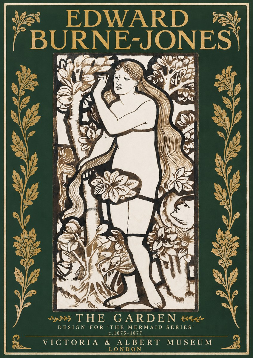 Edward Burne-Jones The Garden No2 - Poster