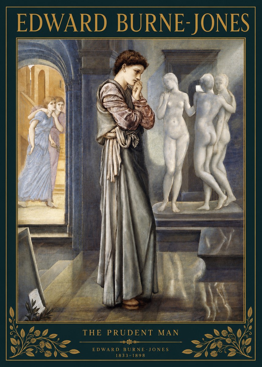 Edward Burne-Jones The Prudent Man No3 - Poster