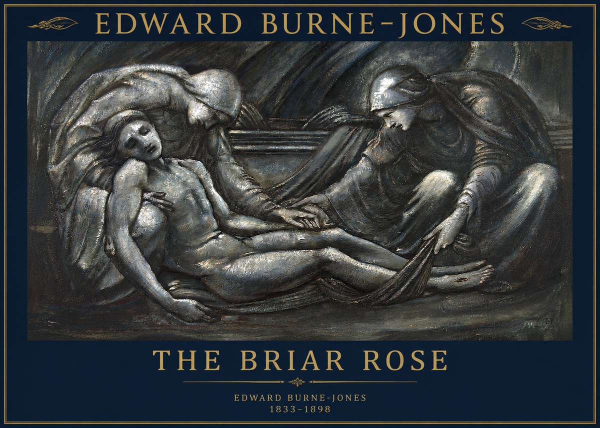 Edward Burne-Jones The Briar Rose No2 - Poster