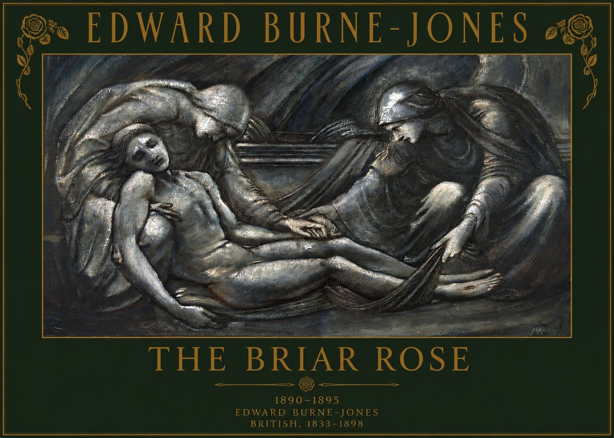 Edward Burne-Jones The Briar Rose No4 - Poster