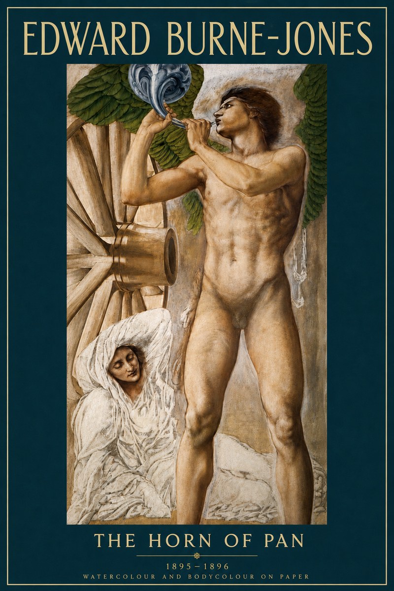 Edward Burne-Jones The Hour of the Soul No4 - Poster