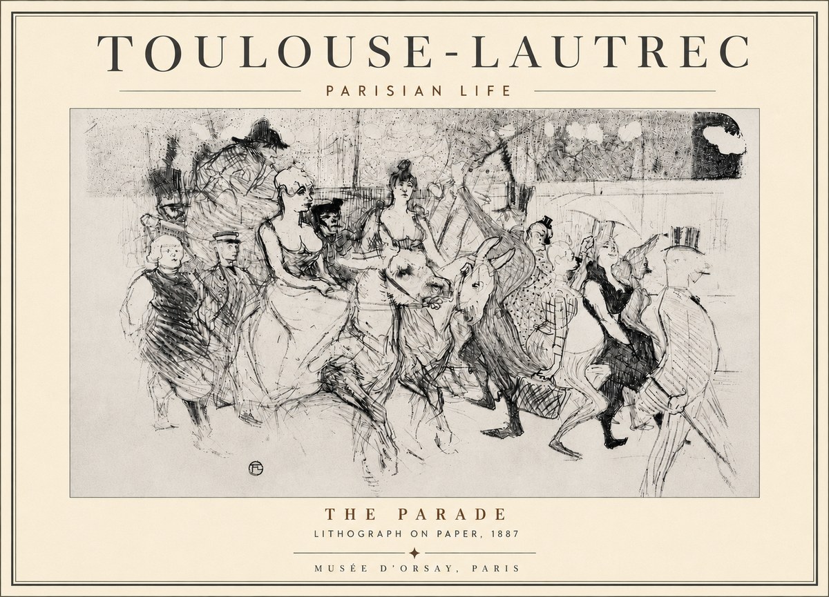 Toulouse-Lautrec The Parade No6 - Poster
