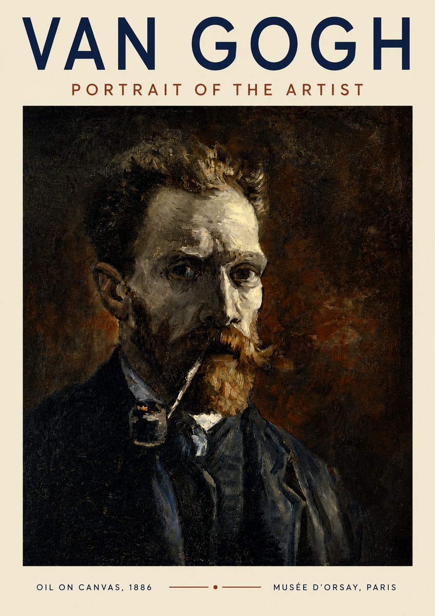 Van Gogh Portrait of the Artist I No6 - Poster
