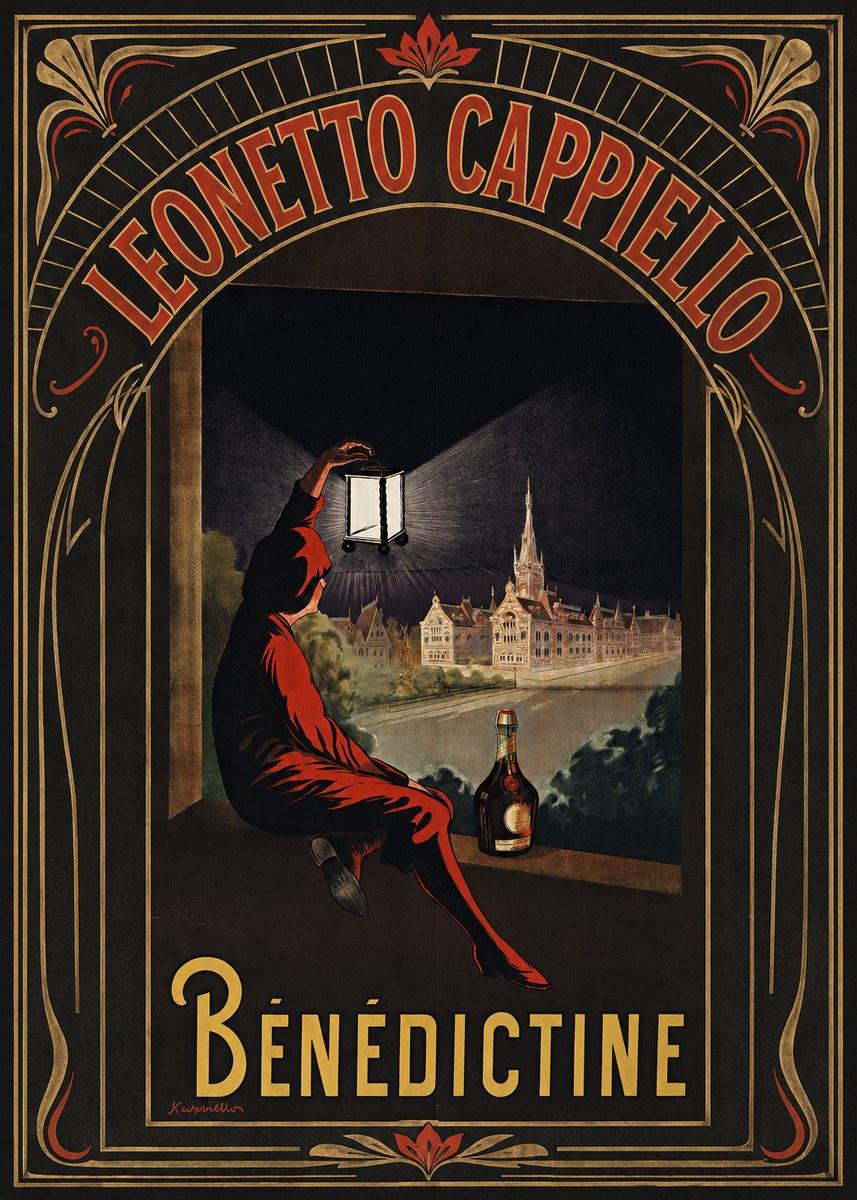Leonetto Cappiello Bénédictine No3 - Poster