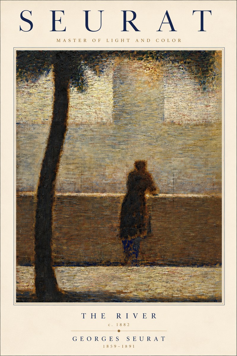 Seurat The River No6 - Poster