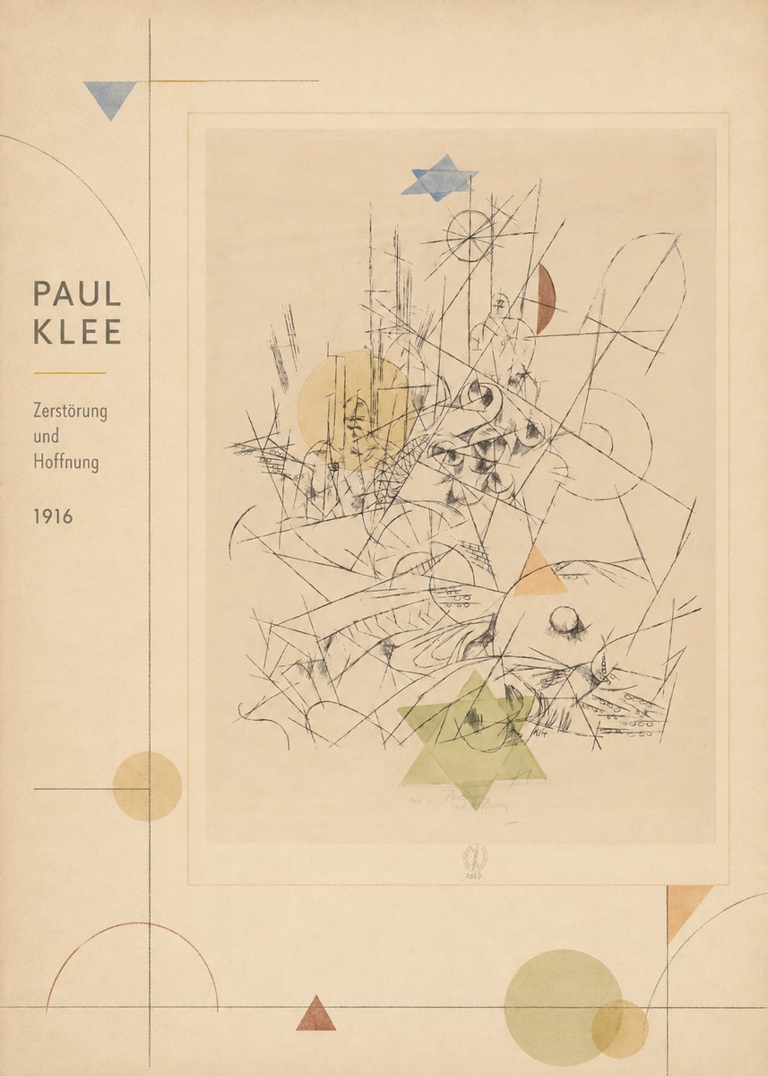 Paul Klee Zerstörung Und Hoffnung I No2 - Poster