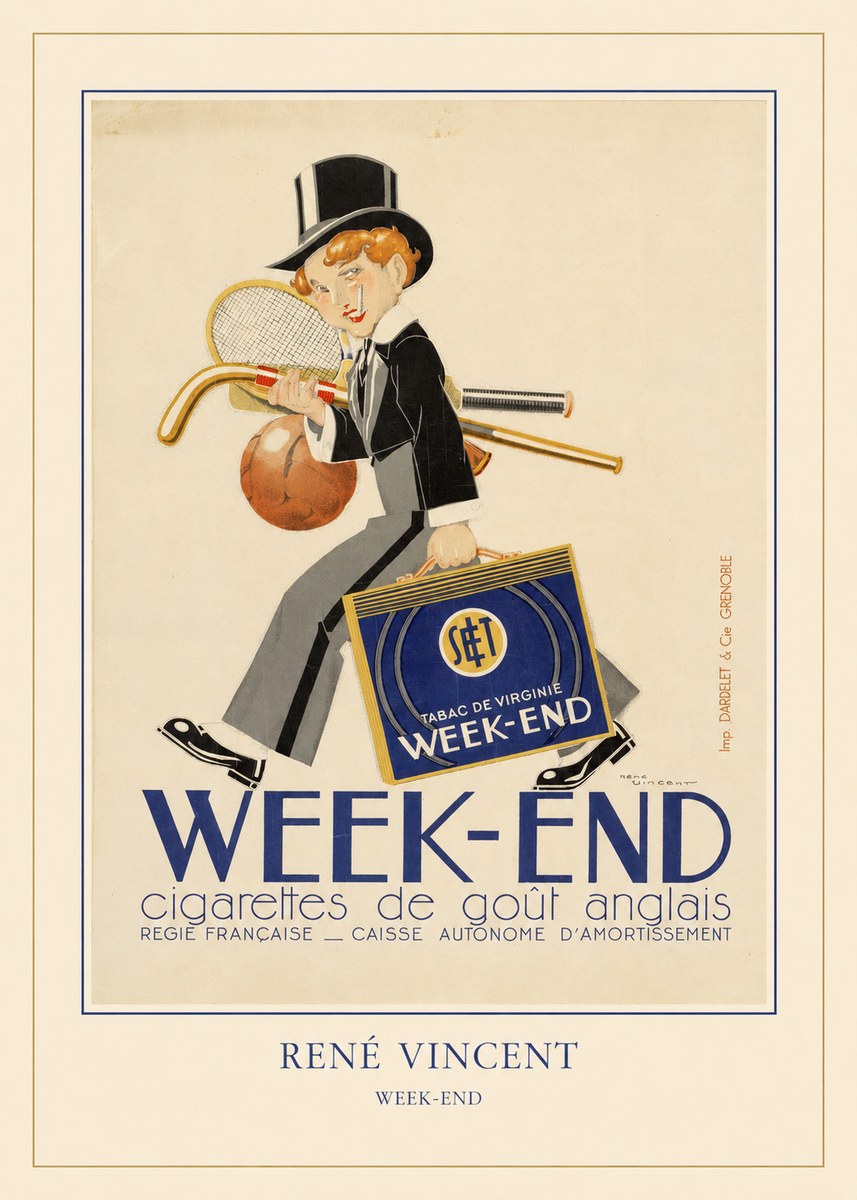 René Vincent Week-end No4 - Poster