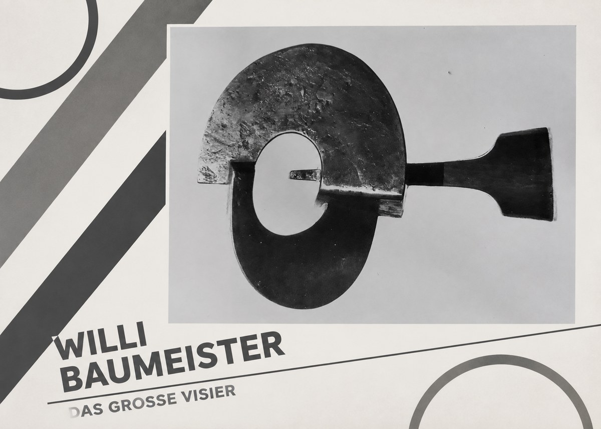 Willi Baumeister Das Grosse Visier No4 - Poster