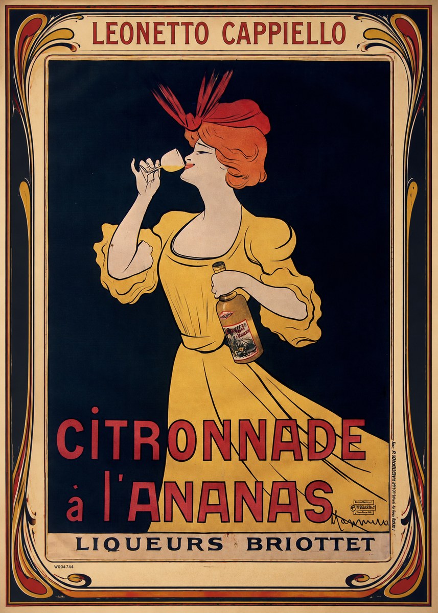 Leonetto Cappiello Citronnade À L'ananas No1 - Poster