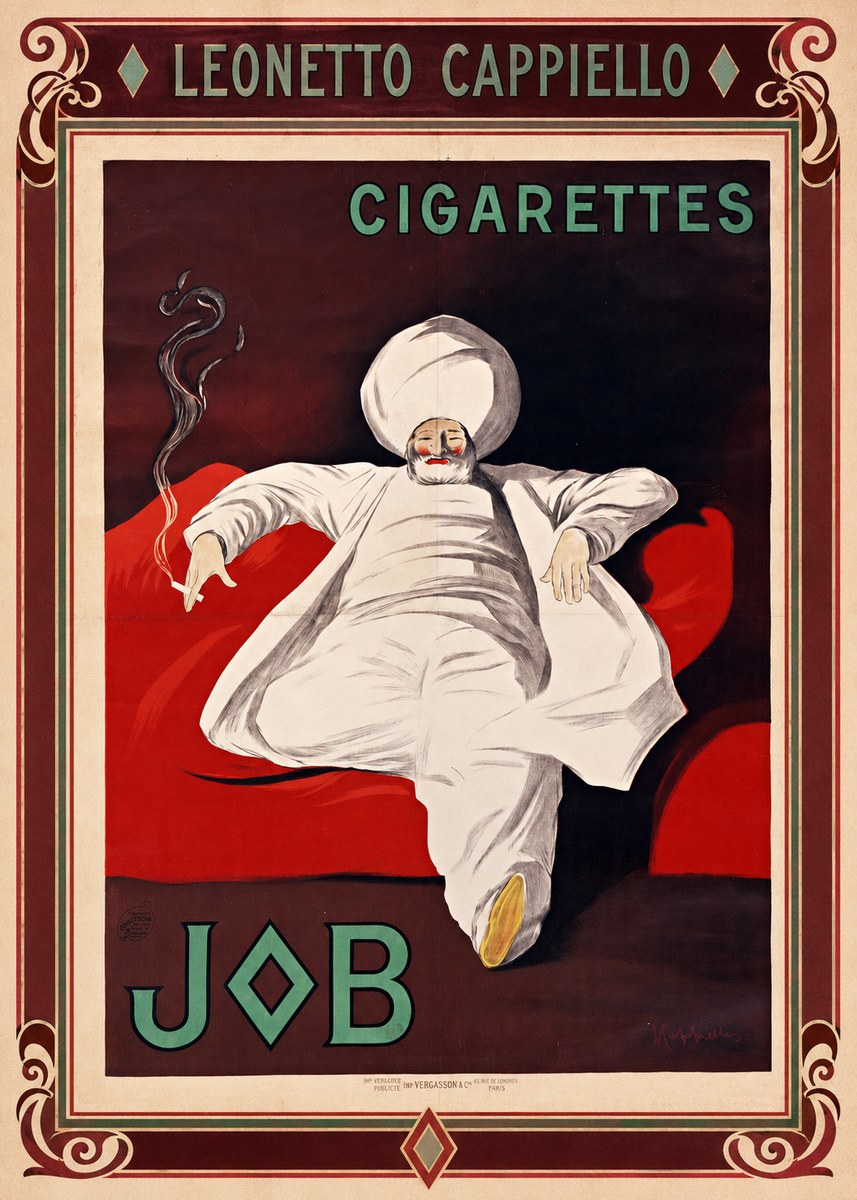 Leonetto Cappiello Job Cigarettes No1 - Poster