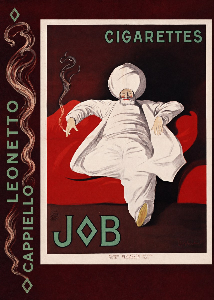 Leonetto Cappiello Job Cigarettes No4 - Poster