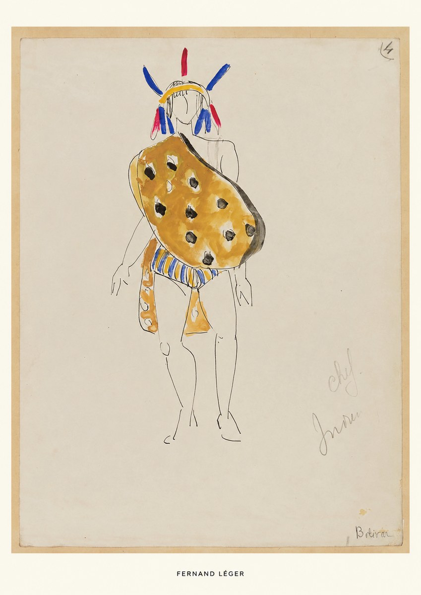 Fernand Léger Chef Indien No5 - Poster