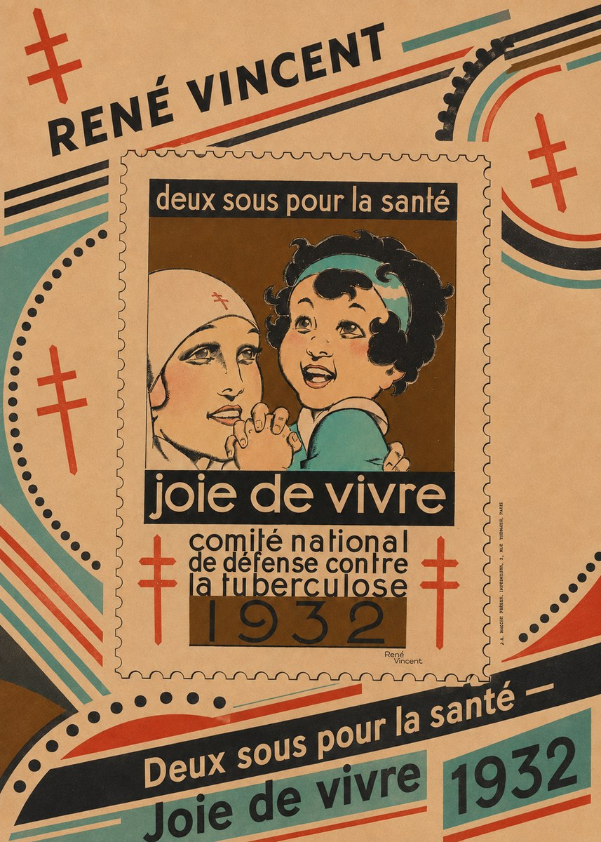 René Vincent Deux Sous Pour La Santé - Joie De Vivre No5 - Poster